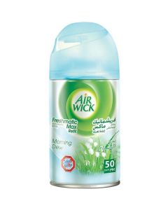 Air Freshener Freshmatic Odor Stop Morning Dew Refill 6 X  Metal Can (250 ml)