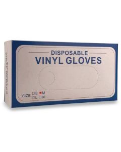 Vinyl Hand Gloves - Medium Size 100 X  Piece 