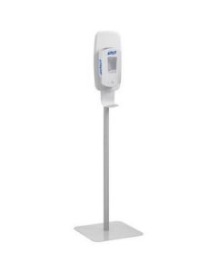 Touch Free Dispenser Floor Stand for Hand Sanitizer - White 1 X  Piece 