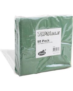 Table Tissue Napkins 2 Ply - Green 24 X  Bag 