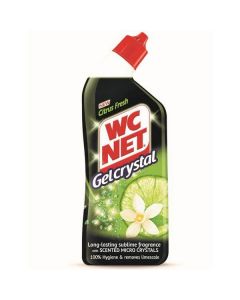 Toilet Cleaner Gel Crystal Green Citrus 12 X  Squeeze Bottle (750 ml)