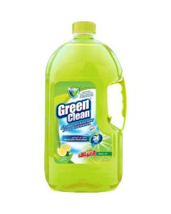 Green Clean Lemon Disinfectant & Freshener 6 X  Plastic Bottle (2 liter)