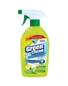 Green Clean Lemon Disinfectant & Freshener Spray 12 X  Plastic Bottle (500 ml)