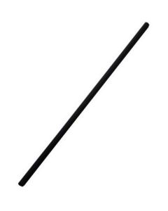 Plastic Straight Drinking Straw (3*140 mm) - Black 10000 X  Piece 