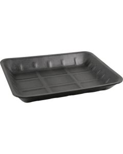 Rectangular Black Jumbo Foam Tray 100 X  Tray 