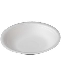 Round White Foam Plate 500 X  Tray 