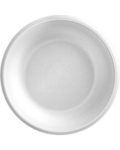 Round White Foam Plate 500 X  Tray 