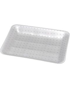 Rectangular White Foam Disposable Trays (Jumbo Tray) 100 X  Tray 