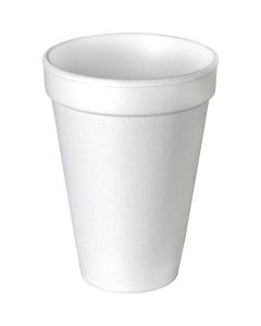 Foam Cup with White Vented Lid 1000 X  Piece 