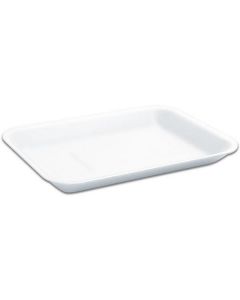 Rectangular White Foam Tray 250 X  Tray 