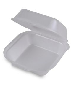 White Foam Hamburger Box - Small 500 X  Piece 