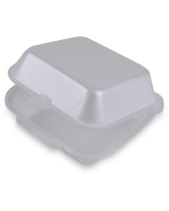 White Foam Hamburger Box - Large 500 X  Piece 