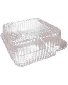 PET Clear Burger Box with Hinged Lid 250 X  Plastic Box 