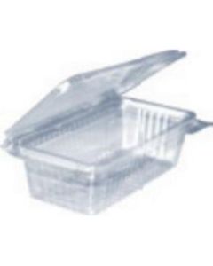 Rectangular Clear Container with Hinged Lid 400 X  Plastic Box 