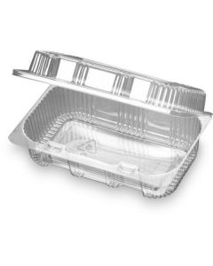 Rectangular Clear Container with Hinged Lid 1200 X  Plastic Box 