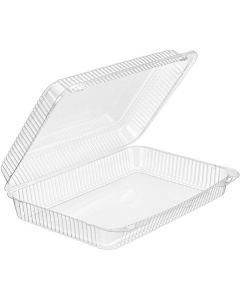 Rectangular Clear Container with Hinged Lid 150 X  Plastic Box 