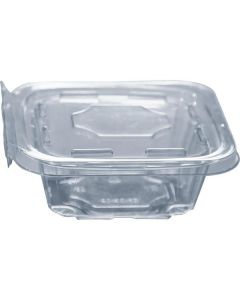 Square Clear Deli Container with Hinged Lid 360 X  Plastic Box 