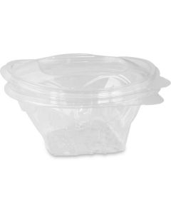 Clear Plastic Container W/Lid 24 OZ 200 X  Piece 