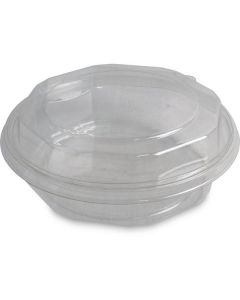 Clear Plastic Double Octa Container W/Lid Secure Pet 300 X  Piece 