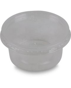 Clear Plastic Portion Cup with Lid 1000 X  Piece 