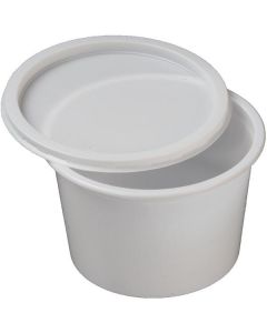 Round Hips Tub with Lid 1000 X  Plastic Box 