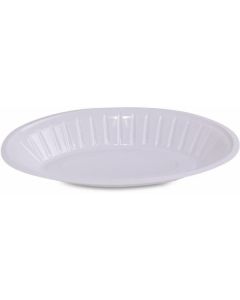 Oval White Plastic Tray 1000 X  Tray 