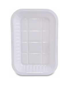 Rectangular White Plastic Tray 1000 X  Tray 