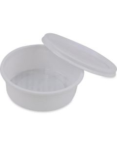 Round White Plastic Container with Lid 1000 X  Plastic Box (250 ml)