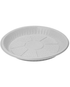 Round White Plastic Plate 9 inch # 8 50 X  Piece 