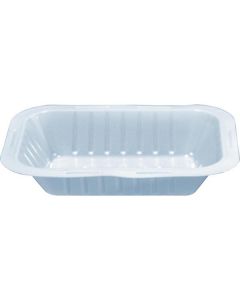 Rectangular White Plastic Tray #1/2 1500 X  Tray 