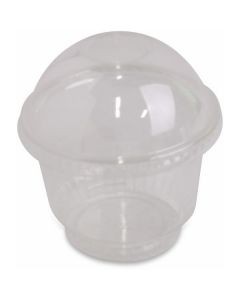 Sundae Ice Cream Cup with Dome Lid 1000 X  Plastic Cup 