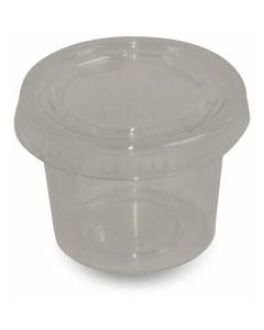 Clear Souffle Portion Cup with Lid 5000 X  Plastic Cup 