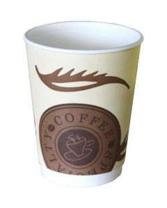 Paper Hot Cup with Lid (Double Wall Cup) 500 X  Piece 