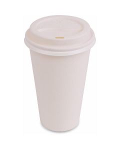 Paper Hot Cup with Lid - White 1000 X  Piece 