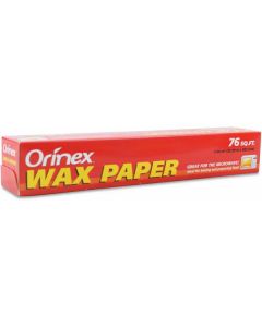 Wax Paper 76 Sq.Ft. 23.30 m * 302 mm 24 X  Roll 