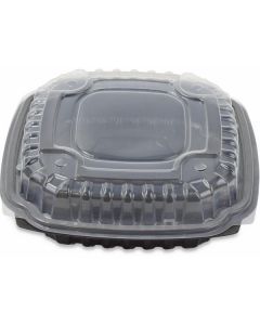 Black Culinary Base with Hinged Lid 100 X  Plastic Box 