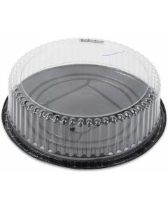 Clear Cake Dome with Black Base 3.5 Inch 200 X  Plastic Box 