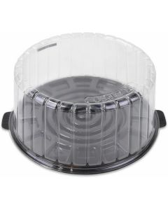 Clear Cake Dome with Black Base 10 Inch 50 X  Plastic Box 