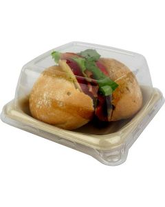 Biodegradable Sandwich Small Box Be Pulp 300 X  Plastic Box 