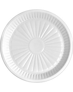 Round White Plastic Plate 10 inch #(26)7 500 X  Tray 