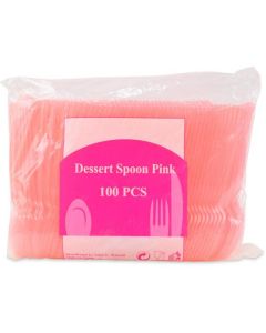 Ice Cream / Transparent Sundae Spoon HD - Pink 1000 X  Piece 