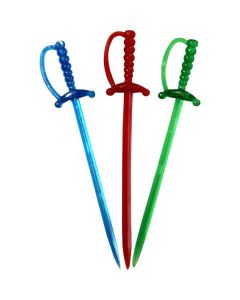 Pick Plastic Sword 3 inch - Multicolor 20000 X  Piece 