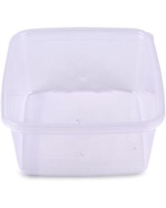 Square Clear Microwave Container with Lid 120 X  Plastic Box 