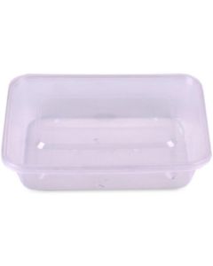 Rectangular Microwave Clear Containers with Lid 300 X  Piece 