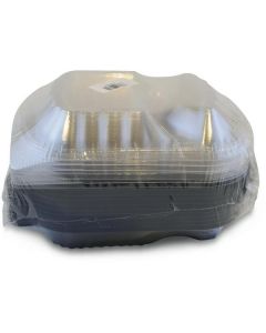 Black Microwave Container with Lid - 8010 200 X  Piece 