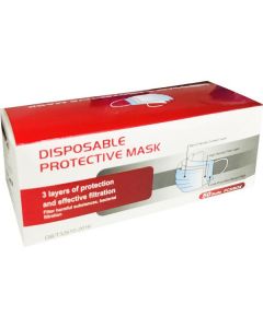 Disposable Protective Blue Face Mask - 3 Ply 50 X  Piece 