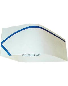 Forage Cap (White with Blue Strips) 1000 X  Piece 