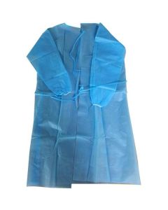 Protective Gown, Full Sleeve - Blue Color 1 X  Piece 