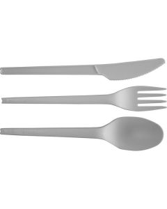 Compostable Biodegradable (CPLA) Cutlery Pack - White 500 X  Piece 