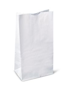 Self-opening Satchel Paper Bags #8 - White 1000 X  Piece 